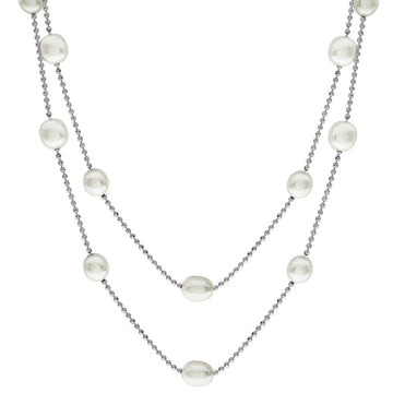 Sterling Silver Freshwater Pearl Strand Necklace